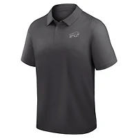 Men's Fanatics Charcoal Buffalo Bills Clutch Polo