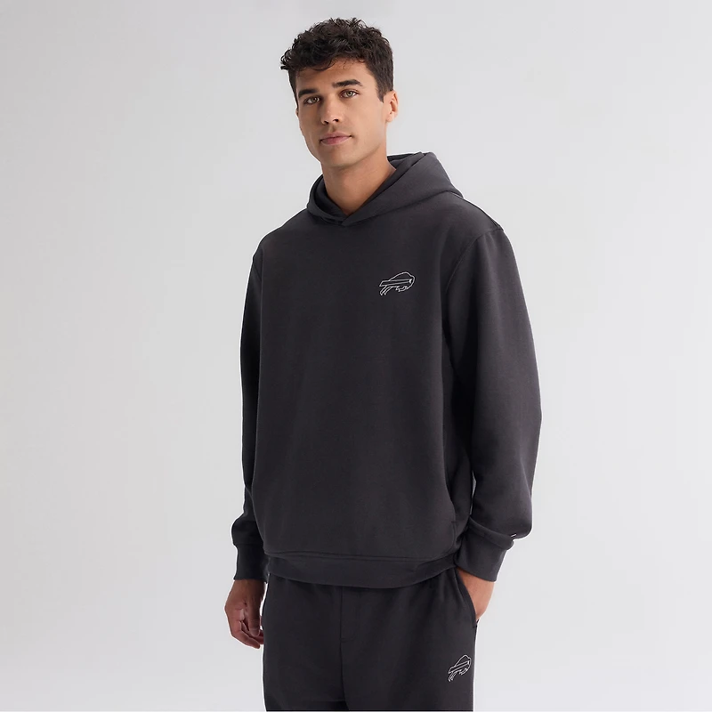 Sweat à capuche Fanatics bleu clair Buffalo Bills Clutch Tri-Blend pour homme