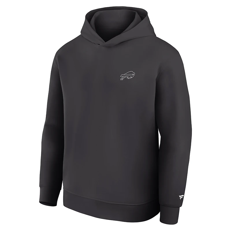 Men's Fanatics Light Blue Buffalo Bills Clutch Tri-Blend Hoodie