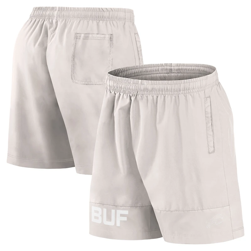 Short Fanatics pour homme, couleur crème, Buffalo Bills Elements