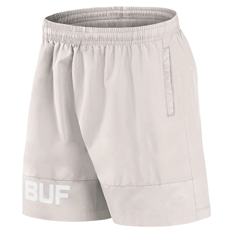 Short Fanatics pour homme, couleur crème, Buffalo Bills Elements