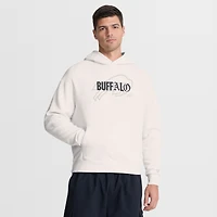 Sweat à capuche oversize crème Buffalo Bills pour homme de Fanatics