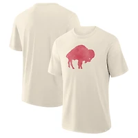 T-shirt fanatique pour homme Buffalo Bills Slub Cream