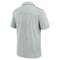 Polo technique gris Fanatics pour homme des Buffalo Bills