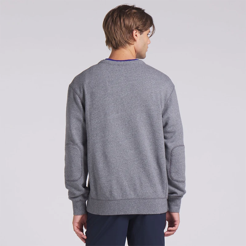 Sweat-shirt à enfiler en tissu éponge boucle Buffalo Bills Heather Grey Fanatics pour homme