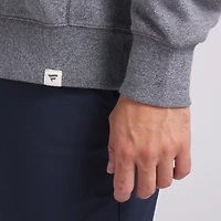Men's Fanatics  Heather Gray Buffalo Bills Loop Terry Pullover Sweatshirt