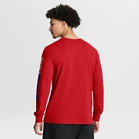 Men's Fanatics Red Buffalo Bills Clock Management Legacy Long Sleeve T-Shirt
