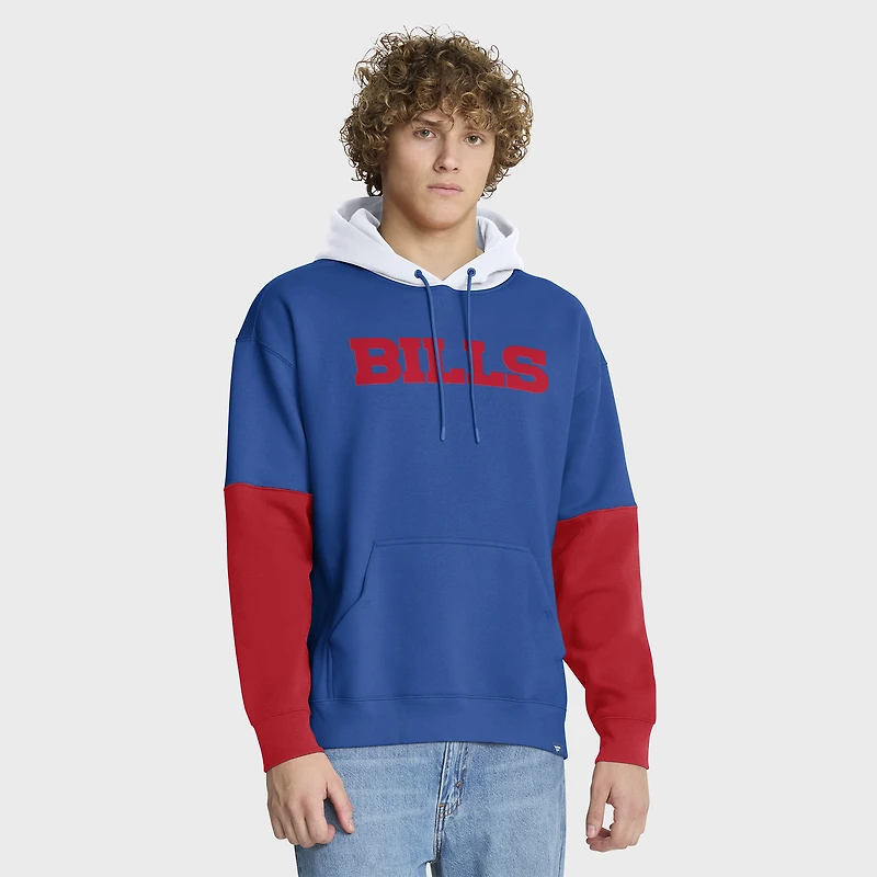 Men's Fanatics Royal/Red Buffalo Bills Helmet Pullover Hoodie