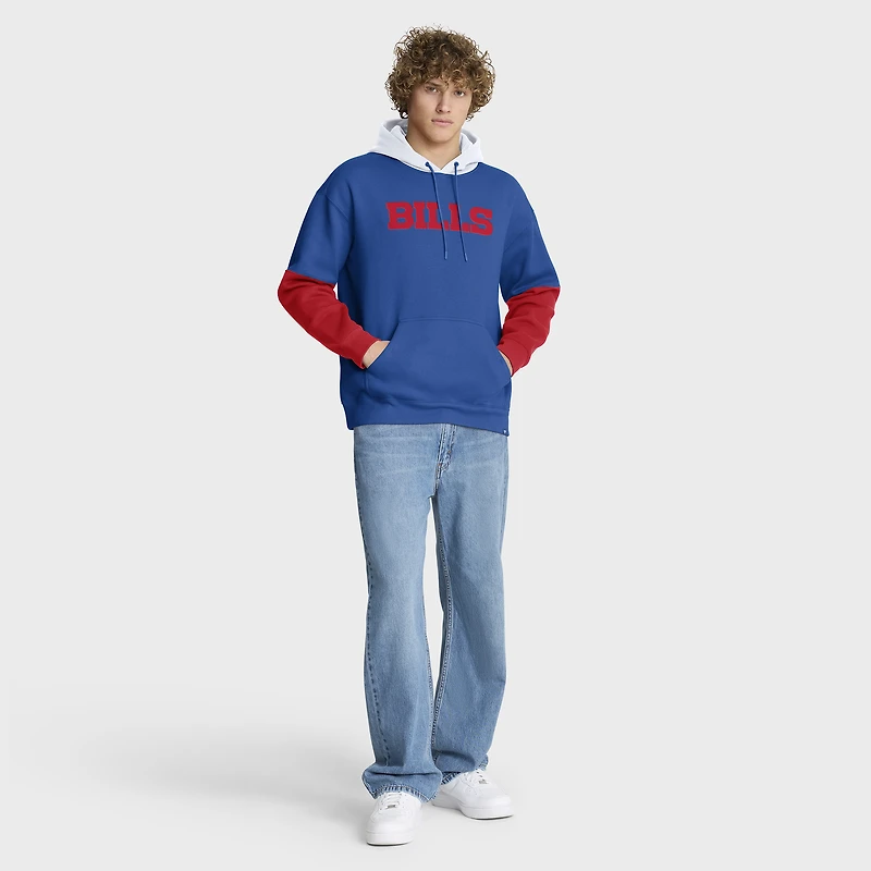 Sweat à capuche Fanatics Royal/Red Buffalo Bills pour homme