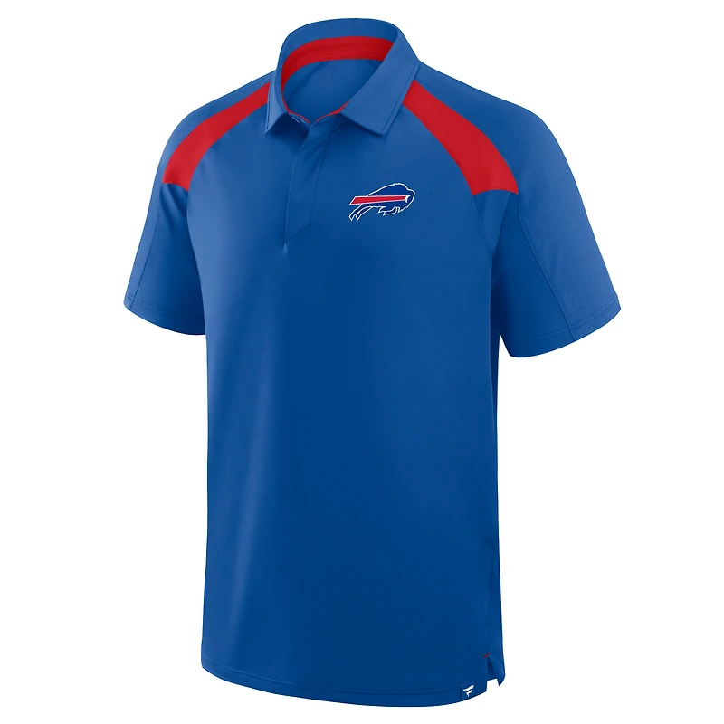 Polo raglan Fanatics Royal Buffalo Bills pour homme