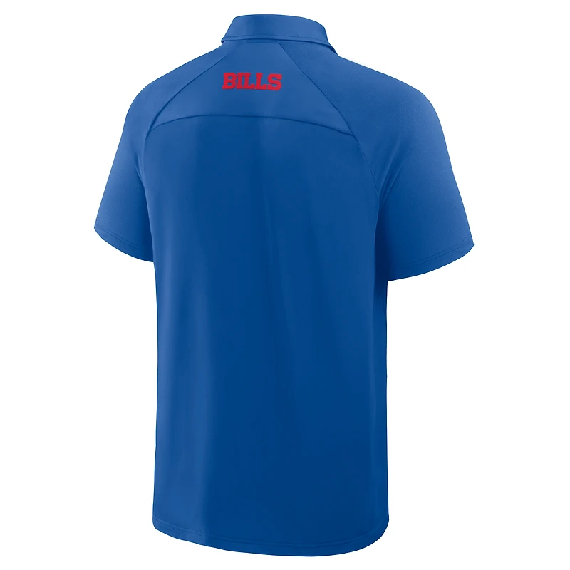 Men's Fanatics Royal Buffalo Bills Back Around Raglan Polo