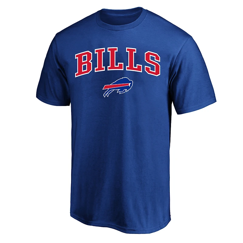 T-shirt Fanatics Royal Buffalo Bills pour hommes, grandes tailles, logo en forme d'arche