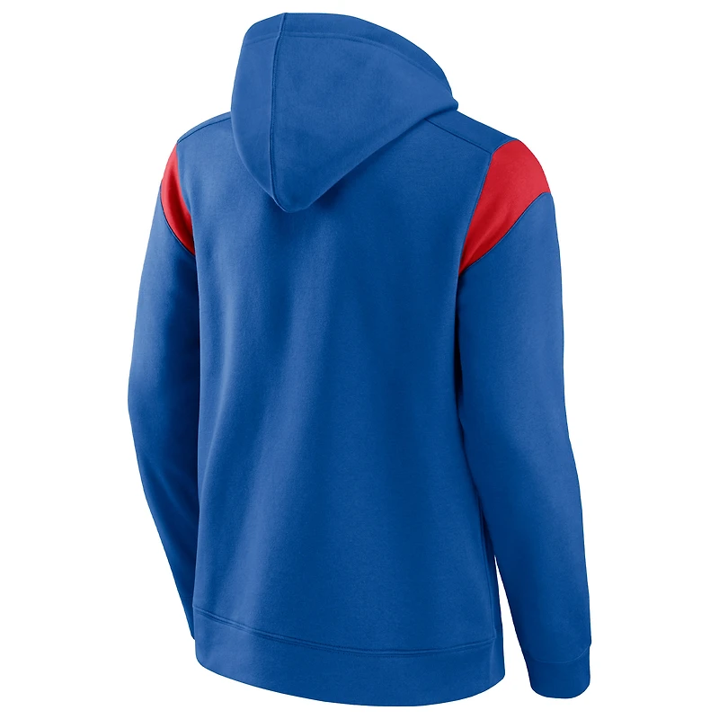 Men's Fanatics Royal Buffalo Bills Call The Shot Pullover Hoodie