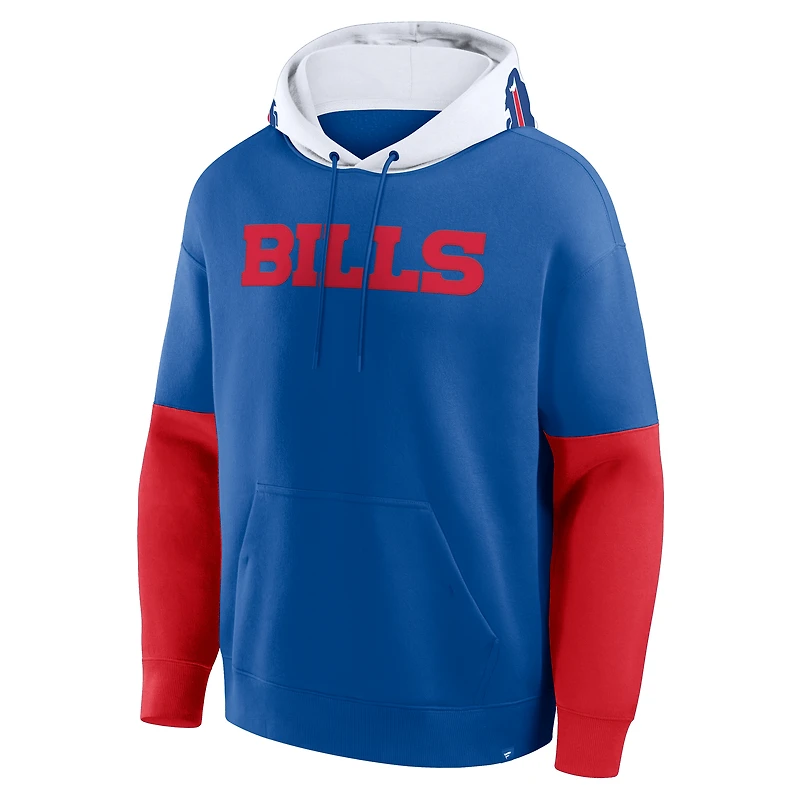 Men's Fanatics Royal Buffalo Bills Helmet Pullover Hoodie