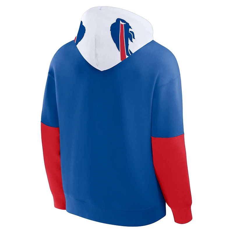 Men's Fanatics Royal Buffalo Bills Helmet Pullover Hoodie