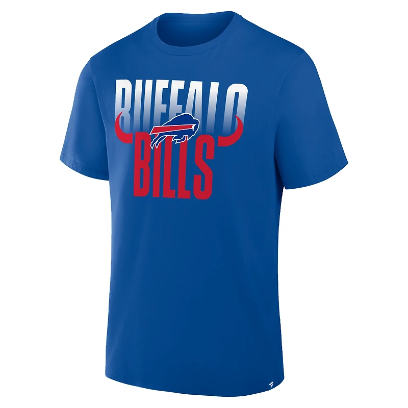T-shirt Fanatics Royal Buffalo Bills pour homme, véritable favori de la ville natale