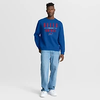Men's Fanatics Royal Buffalo Bills Powerful Throw Legacy Pullover Sweatshirt