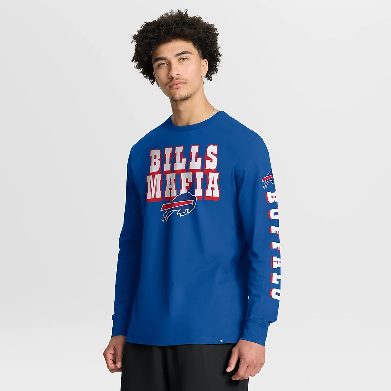 Men's Fanatics Royal Buffalo Bills Sweep Legacy Long Sleeve T-Shirt