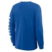 T-shirt à manches longues Fanatics Royal Buffalo Bills Sweep Legacy pour homme