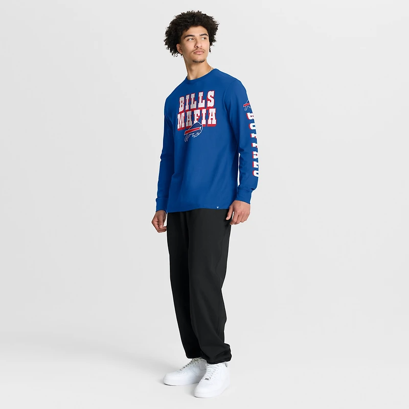 T-shirt à manches longues Fanatics Royal Buffalo Bills Sweep Legacy pour homme