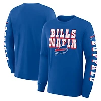 T-shirt à manches longues Fanatics Royal Buffalo Bills Sweep Legacy pour homme