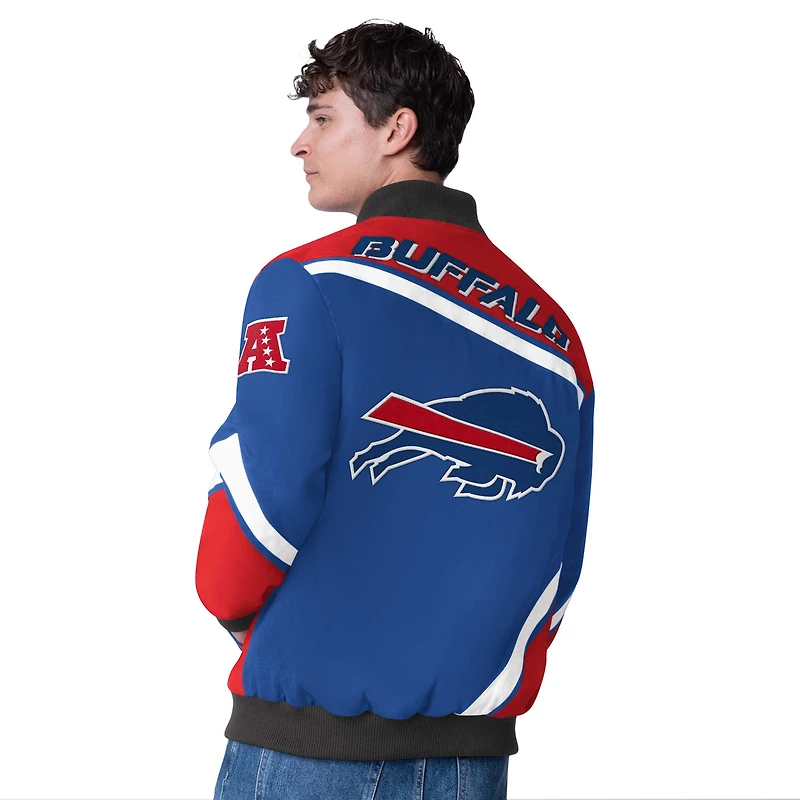 Men's G-III Extreme  Royal Buffalo Bills Maximum Racing Full-Snap Jacket