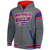 Men's G-III Sports by Carl Banks Royal/Gray Buffalo Bills Extreme Full Back Reversible Hoodie Full-Zip Jacket