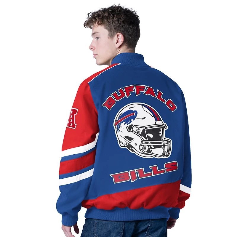 Veste de course entièrement zippée G-III Sports by Carl Banks Royal Buffalo Bills Prime Time pour homme