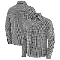 Men's J. Palmer Black Buffalo Bills Dual Threat Long Sleeve Button-Up Shirt