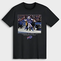 Men's Josh Allen Black Buffalo Bills NFL Flash Features Week 14 T-Shirt