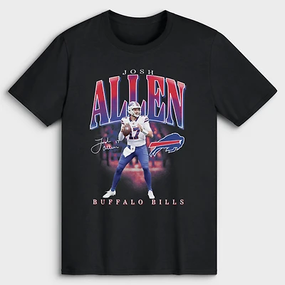 T-shirt noir Josh Allen des Buffalo Bills pour homme