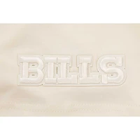 Josh Allen Oatmeal Buffalo Bills Pull à capuche neutre manches courtes pour homme avec nom et numéro