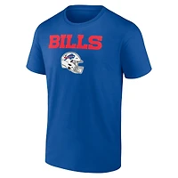 Men's Khalil Shakir Royal Buffalo Bills Team Wordmark Name & Number T-Shirt