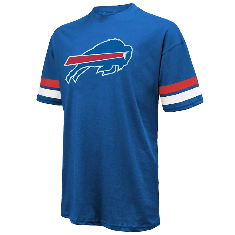 T-shirt surdimensionné pour homme Majestic Threads Keon Coleman Royal Buffalo Bills avec nom et numéro