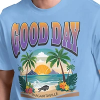 T-shirt Margaritaville bleu clair Buffalo Bills Good Day pour homme