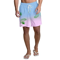 Men's Margaritaville Light Blue Buffalo Bills Sunset On The Beach Swim Shorts