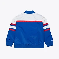 Veste légère en satin à boutons-pression Mitchell & Ness Royal Buffalo Bills Head Coach pour homme