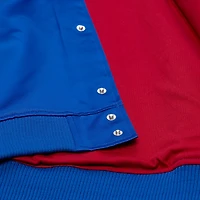 Men's Mitchell & Ness  Royal Buffalo Bills Head Coach Lightweight Full-Snap Satin Jacket