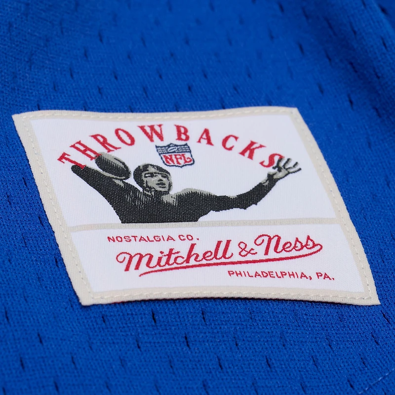 Maillot de mode Mitchell & Ness Royal Buffalo Bills Head Coach en maille à boutons pour homme
