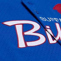 Maillot de mode Mitchell & Ness Royal Buffalo Bills Head Coach en maille à boutons pour homme