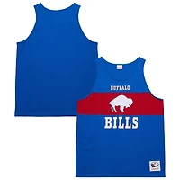Débardeur rétro colorblock Mitchell & Ness Royal Buffalo Bills pour homme