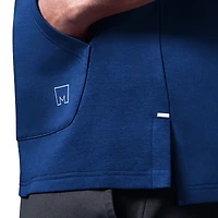 Men's MSX by Michael Strahan Royal Buffalo Bills Captain Sleeveless Hoodie T-Shirt