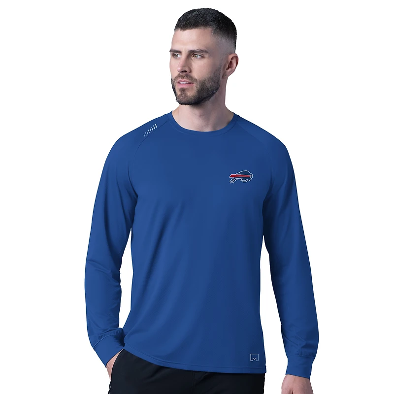 Men's MSX by Michael Strahan  Royal Buffalo Bills Forward Long-Sleeve T-Shirt