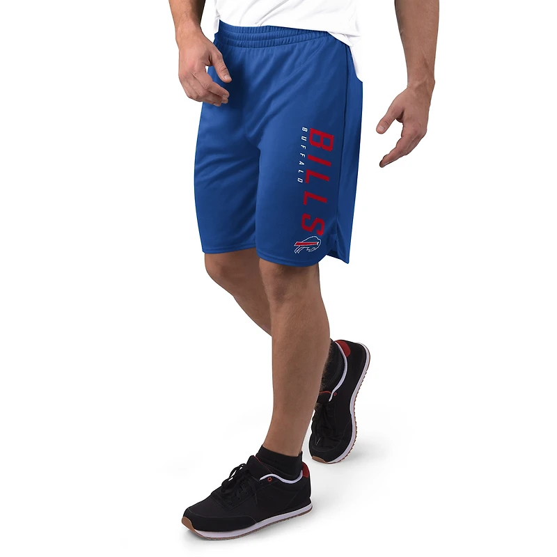 Short en maille MSX par Michael Strahan Royal Buffalo Bills pour homme