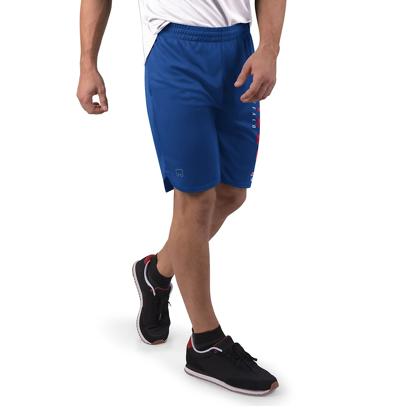 Short en maille MSX par Michael Strahan Royal Buffalo Bills pour homme
