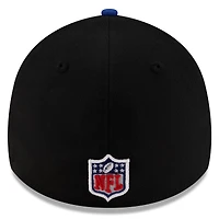 Casquette New Era 39THIRTY Flex noire/bleue pour homme, Buffalo Bills, draft NFL 2025