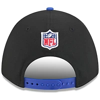 Casquette ajustable New Era 9FORTY M-Crown A-Frame pour homme, noire/bleue, Buffalo Bills, draft NFL 2025