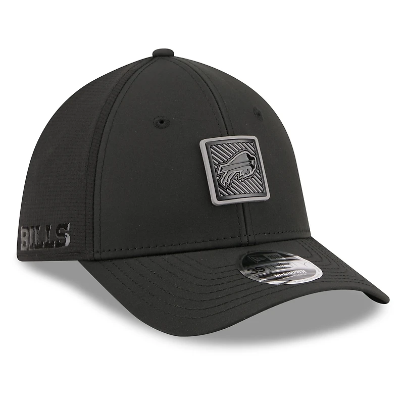 Casquette New Era noire Buffalo Bills 2026 NFL Training Camp 39THIRTY M-Crown Flex pour homme