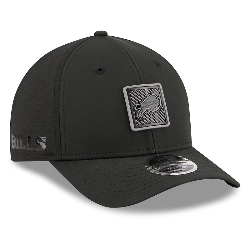 Casquette ajustable New Era noire Buffalo Bills 2026 NFL Training Camp 9FORTY pour homme