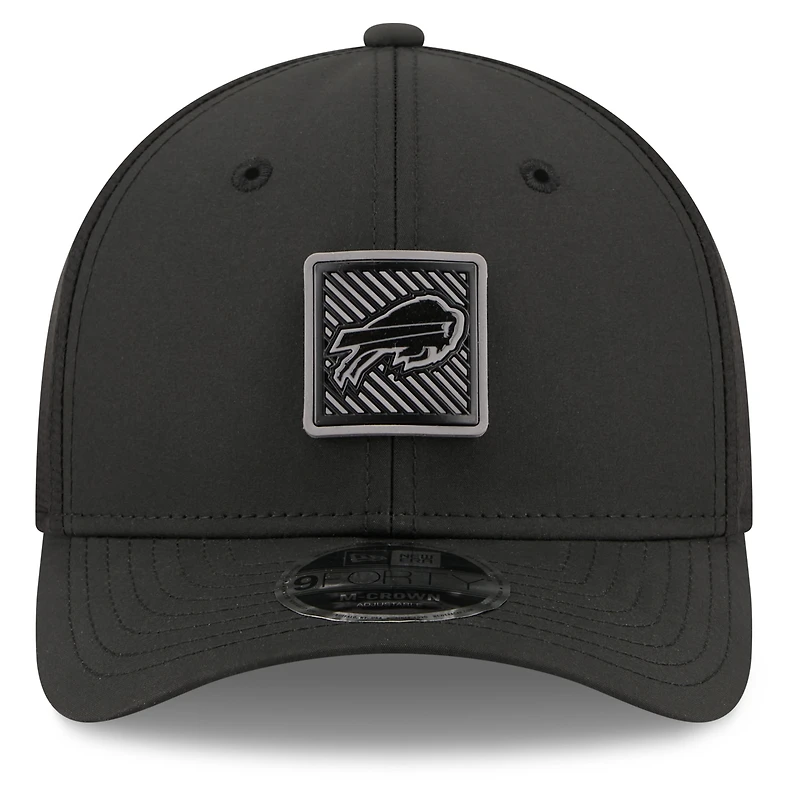 Men's New Era Black Buffalo Bills 2026 NFL Training Camp 9FORTY Adjustable Hat